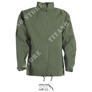 CHAQUETA IMPERMEABLE VERDE OPENLAND (OPT-3585 02)