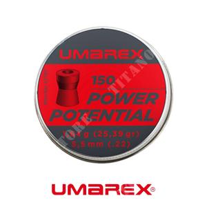PLUMBINI POWER POTENZIAL 5,5mm 150Stk UMAREX (4.1704)