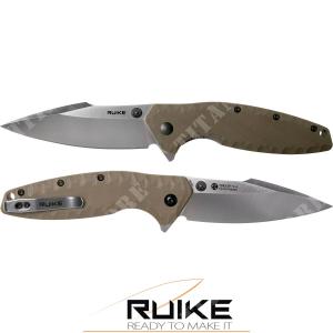 P843-W FOLDABLE KNIFE G10 DESERT RUIKE (RKE P843-W)