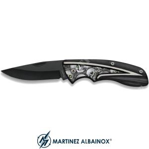 SKULL KNIFE BLADE 7Cm C / CLIP ALBAINOX (ALB-18607)