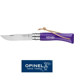 KNIFE N.07 COLORAMA VIOLET STAINLESS STEEL OPINEL (OPN-002205)