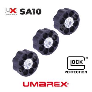 SET 3 MAGAZINES UX SA10 / GLOCK17 CAL 4,5 mm UMAREX (5.8328.2)
