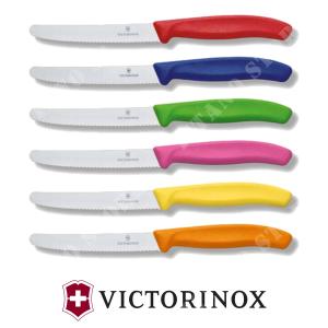 SET 6 TABLE KNIVES MULTICOLOR SWISS CLASSIC VICTORINOX (V-6.78 39.6G)