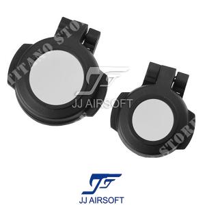 CLEAR FLIP UP CAPS FOR TR2 JJ AIRSOFT (JA-2967)