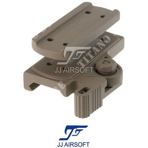 RAISED QD MOUNT FOR T1 / T2 TAN JJ AIRSOFT (JA-1702-TN)