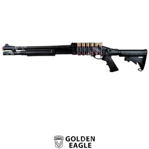 RIFLE BOMBA M870 TIPO 3 NEGRO A GAS GOLDEN EAGLE (GE-M870TL)