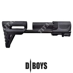 PDW RETRACTABLE STOCK IN METAL FOR M4 BLACK DBOYS (DB026)
