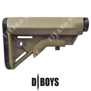RETRACTABLE STOCK WITH TUBE FOR M4 DARK EARTH DBOYS (DB021)