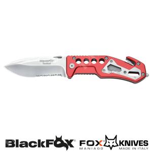 COLT6. FOLDING RESCURE ALL.HANDL. RED BLACK FOX (BF-117)