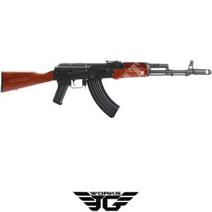 AK74 SCARRELLANTE FULL METAL/WOOD JG (1012)