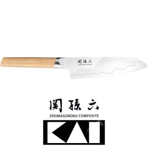 SANTOKU SEKI MAGOROKU COMPOSITE KAI KNIFE (KAI-MGC-0402)