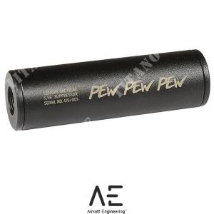 COVERT TACTICAL STANDARD SILENCER PEW PEW PEW 30x100mm AIRSOFT ENGINEERING (AEN-09-019911)