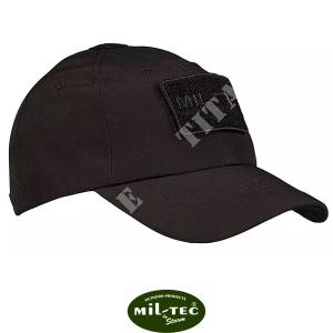 MIL-TEC BLACK SOFTSHELL BASEBALL CAP (123175)