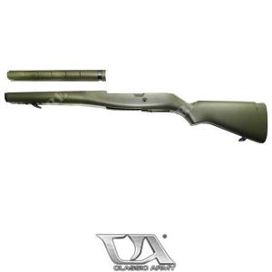 ABS STOCK FOR M14 OD CLASSIC ARMY (A272)