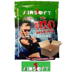 BIO GREEN BB CASE 0,23 g AIRSOFT ONE (AO1-23 BIO V CARTON)