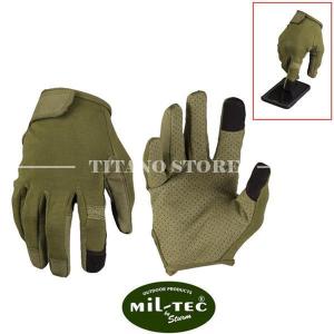 TOUCH GLOVES TG-M GREEN MILTEC (12521101-M)