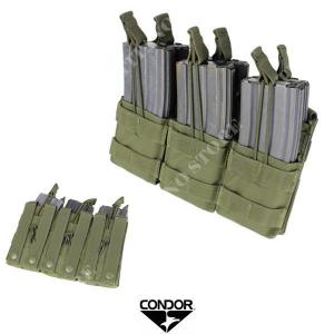 TRIPLE CHARGER POCKET 6 PLACES GREEN CONDOR (MA44-001)