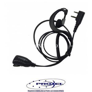 EARPHONE MICROPHONE WITH PROXEL RUBBER MOUNT (PJD1307C-G7)