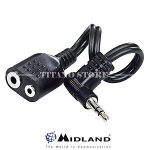 ADAPTER FOR 2 TO 1 PIN 2.5mm MIDLAND TRANSCEIVER ACCESSORIES (C829)