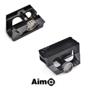 LOW DRAG MOUNT PER RED DOT  BLACK AIMO (AO 1701-BK)