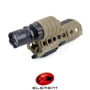 HANDGUARD FOR M4 WITH TORCH M500A 190 LUMENS TAN (EL-EX203T)