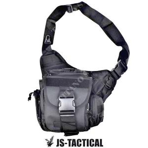 JS TACTICAL BLACK SHOULDER BAG (JS-1085B)