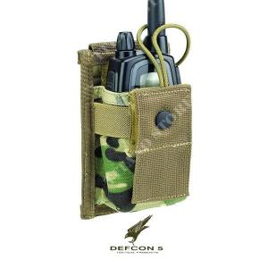 MULTICAM RADIO POUCH WITH DEFCON 5 MOLLE SYSTEM (D5-RP01 MC)