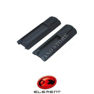 2 BLACK GRIPS FOR RIS COVER IN SOFT ABS ELEMENT (EL-EX300B)