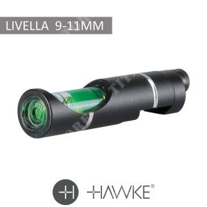LIVELLA A BOLLA PER SLITTA 9-11mm HAWKE (64100)