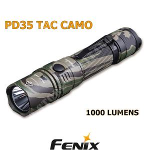 TACTICAL TORCH PD35 TAC CAMO 1000 LMS FENIX (FNX PD35 TAC C)