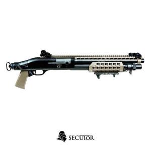 SHOTGUN M870 VELITES S.II TAN 6mm SPRING SECUTOR (T57208)