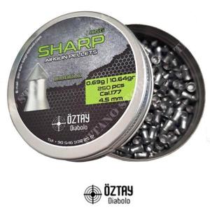 LONG SHARP 4,5C LEADS. TIP HEAD 0,69g 250pcs OZTAY (OZT-L / SH)