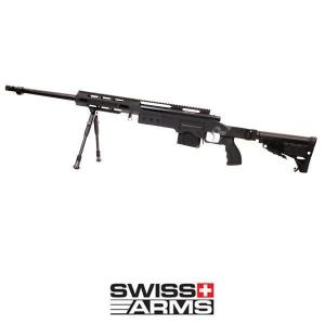 SNIPER SAS-12 BLACK WITH BOLT ACTION SWISS ARMS BIPOD (280735)