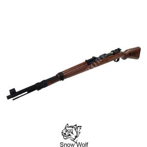 SPRING RIFLE K98 RIFLE REAL WOOD SNOW WOLF (SW-022)