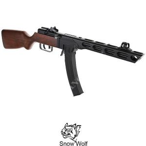 RIFLE ELÉCTRICO PPSH BLOWBACK EN MADERA SNOW WOLF (SW-09-PPSH)