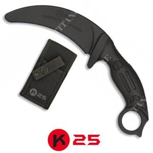 KARAMBIT KNIFE FOR TRAINING BLACK 23.4 Cm K25 (32336)