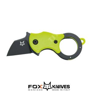 MINI-TA KARAMBIT KNIFE BLACK BLADE MAN. GREEN - FOX (FX-536 GB)