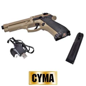 ELECTRIC GUN M92F AEP MOSFET EDITION TAN CYMA (CM126UPT)