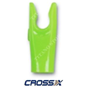 PIN LARGE SOLID GREEN CROSS-X (537430)