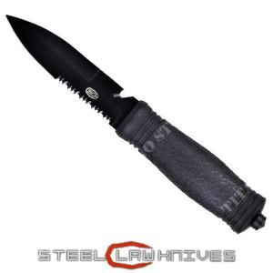 BLACK FIXED BLADE KNIFE - SCK (CW-823-4)