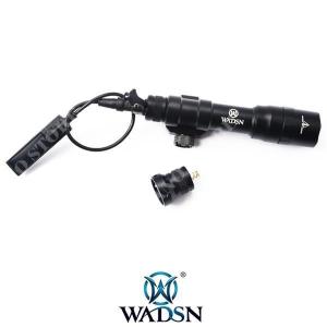 TACTICAL LED TORCH DUAL FUEL BLACK WADSN (WD4001-B)