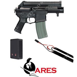 CCP PISTOL BLACK + 7.4V LIPO BATTERY + ARES BATTERY CHARGER (AM3BKIT)