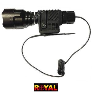 D42mm LED TORCH COMPLETE WITH REMOTE CONNECTION + ATTACK + ROYAL BATTERY (T491COMPL)