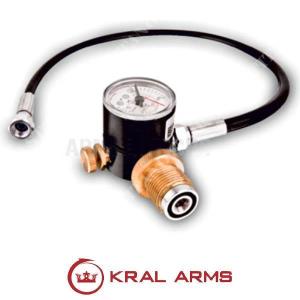 KIT FOR PCP PRESSURE GAUGE + HOSE 200Bar KRAL ARMS (320-141)