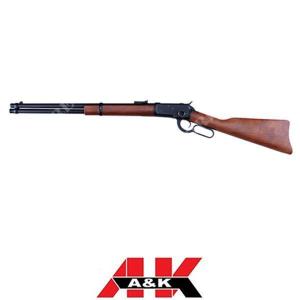 WINCHESTER 1892 6MM GAS BLACK REAL WOOD A&K (AIK-02-002072)