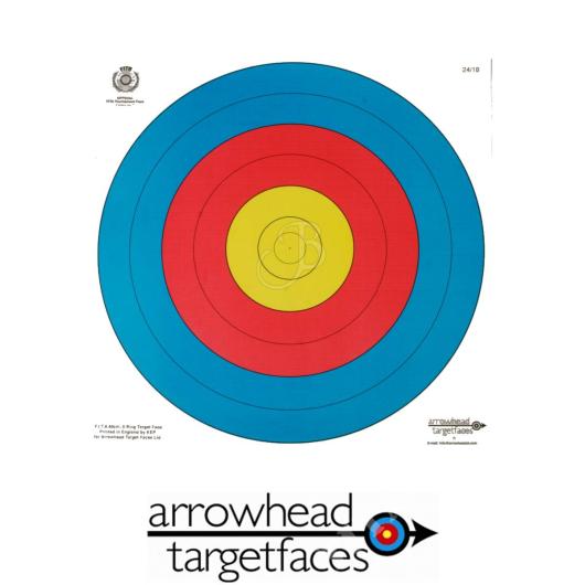 TARGET FITA 80Cm PART / CENTRAL FROM 10 TO 5 48Cm ARROWHEAD (53E379)
