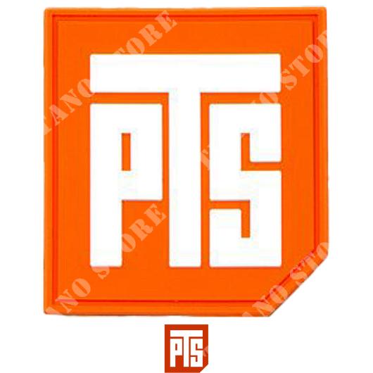 PATCH PVC LOGO 1.5'' ORANGE PTS (PTS-PT840530341)