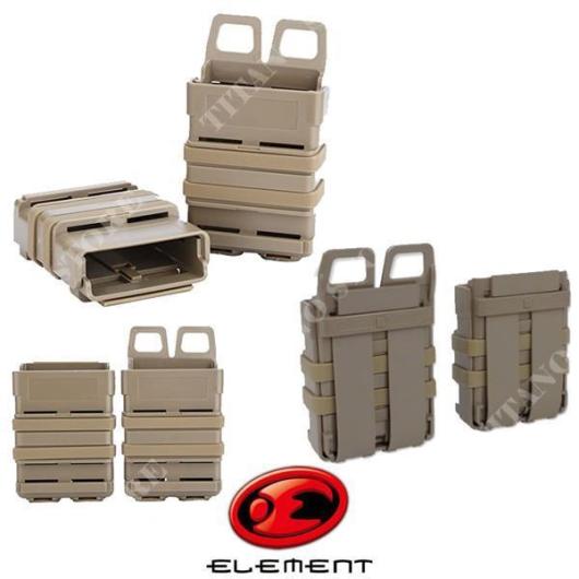 MAGAZINE POUCH FAST MAG 5.56 FOR M4 TAN ELEMENT (EL-EX355T)