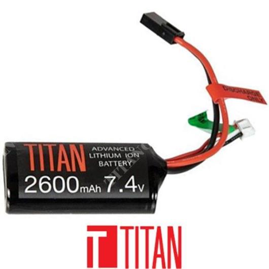 BATTERIA 7,4x2600 Li-Ion TAMIYA TITAN (TTN-06-026548)