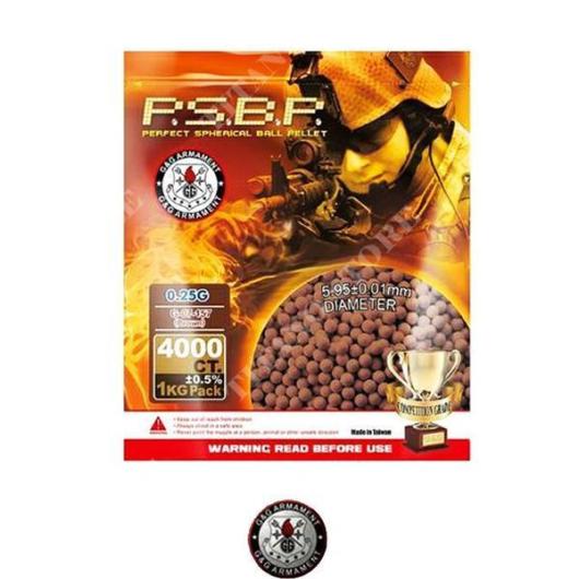 PERFECT BB'S 5.95 BROWN 0.25GR G&G (PERFECT 0 25BR)